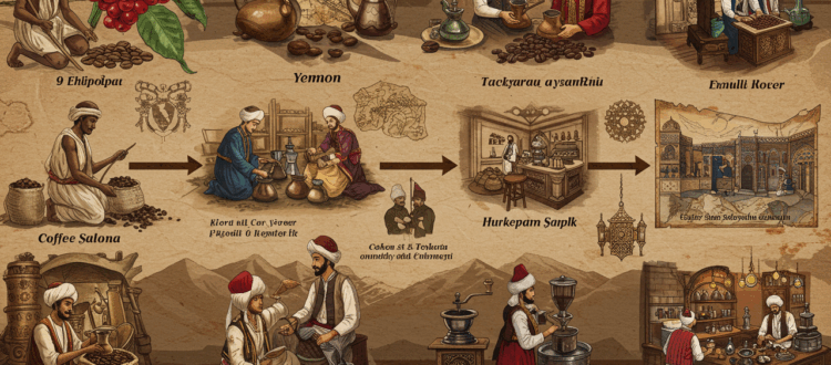 Çekirdek Kahve Tarihçesi: Kokudan Kültüre Uzanan Yolculuk